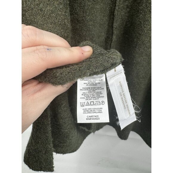 Lou & Grey Sweater Women Small Green Relaxed Boho Goblin Earth Fairy Minimalist - Picture 4 of 6